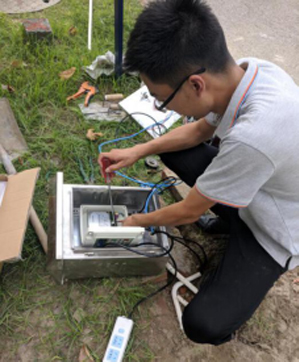 美控超聲波流量計調(diào)試現(xiàn)場