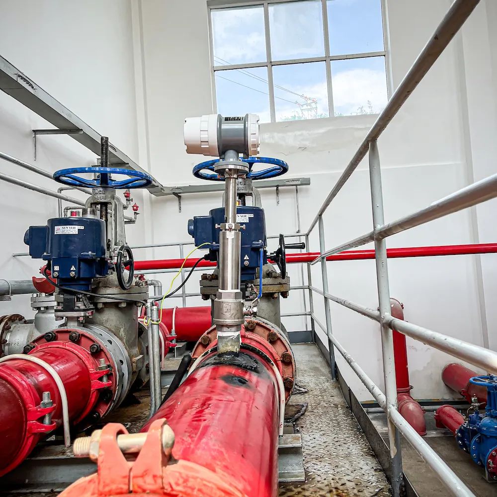 電磁流量計(jì)現(xiàn)場(chǎng)圖片