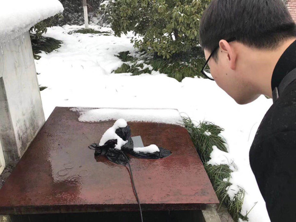 嚴寒風雪！擋不住為客戶服務的熱情