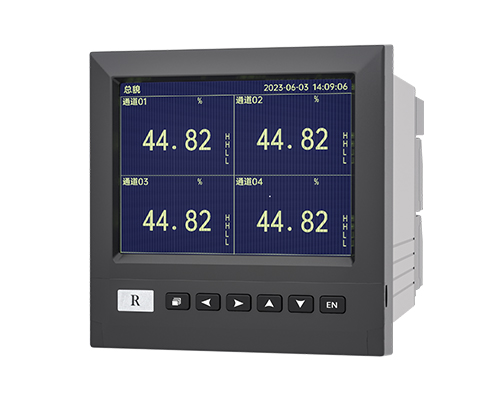  藍屏無紙記錄儀 MIK-R4000D 1-16路可選  5.6英寸大屏